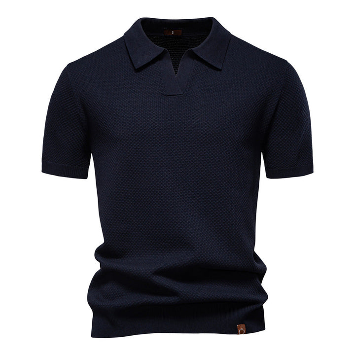 Ulrik – Gestructureerd poloshirt