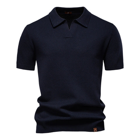Ulrik – Gestructureerd poloshirt