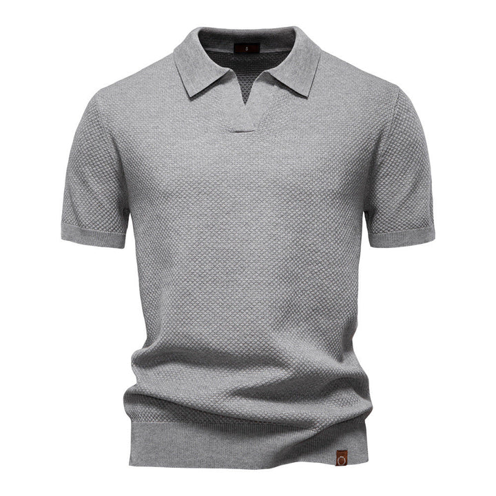 Ulrik – Gestructureerd poloshirt