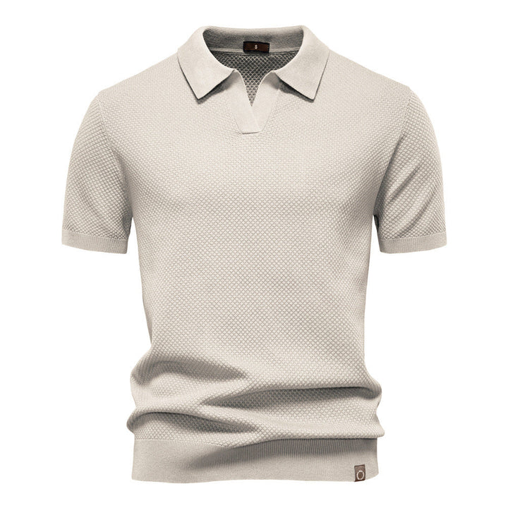 Ulrik – Gestructureerd poloshirt