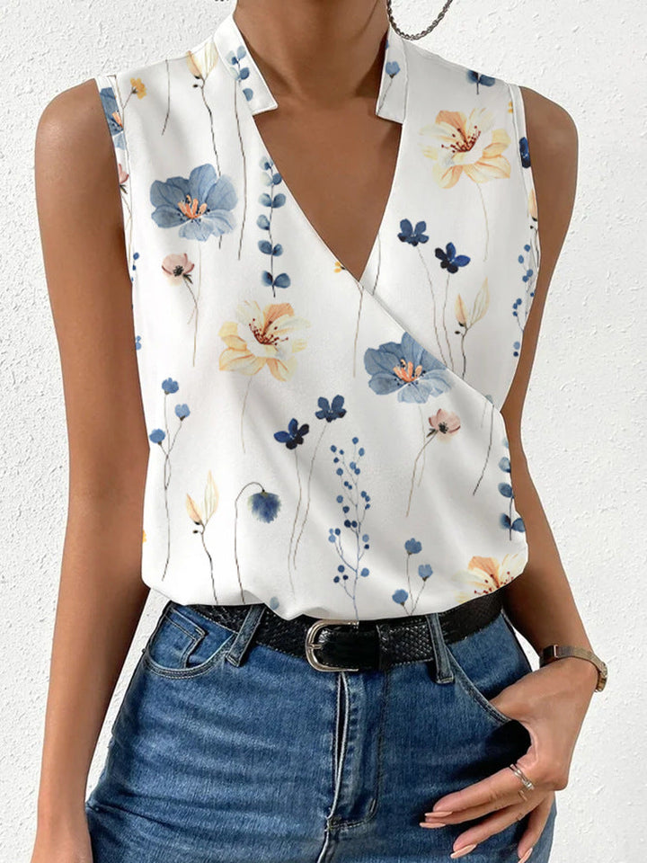 Elliot™ Elegante mouwloze blouse