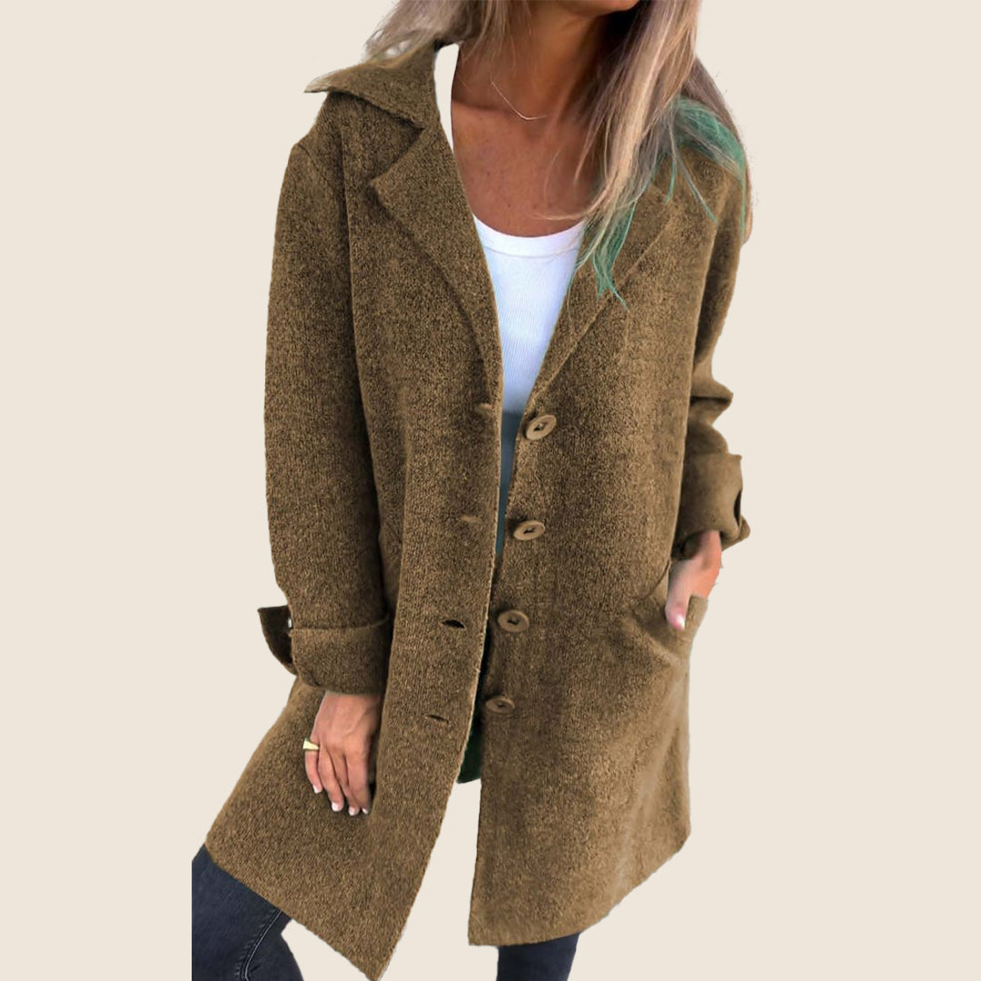 Elvy Amsterdam | Casual Monopette Jas met Revers