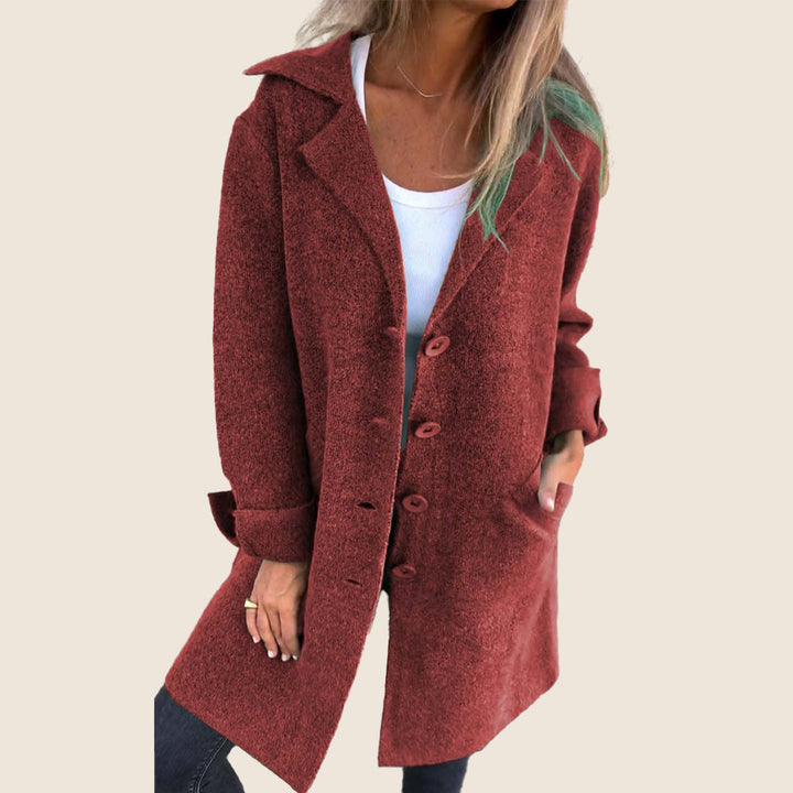 Elvy Amsterdam | Casual Monopette Jas met Revers