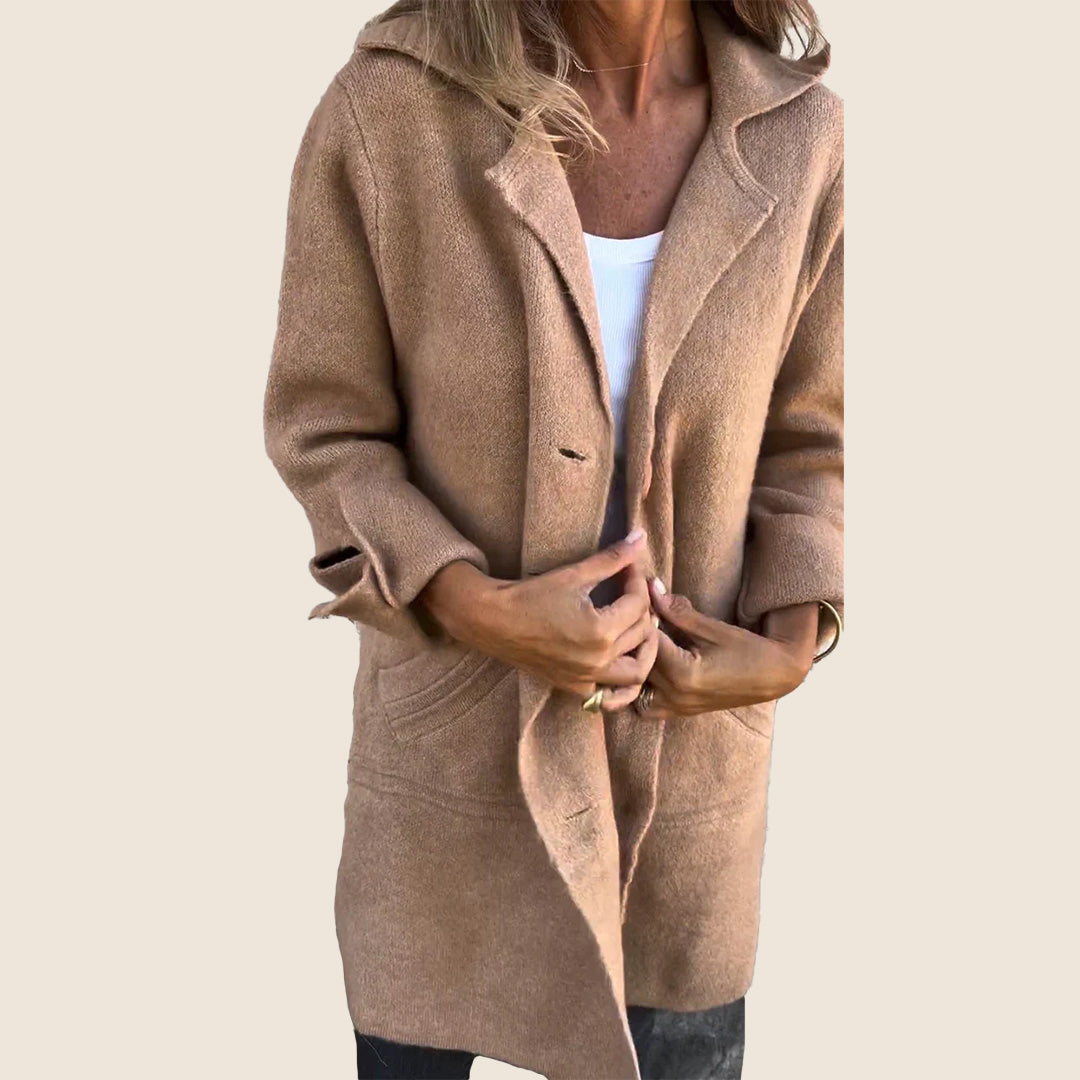 Elvy Amsterdam | Casual Monopette Jas met Revers