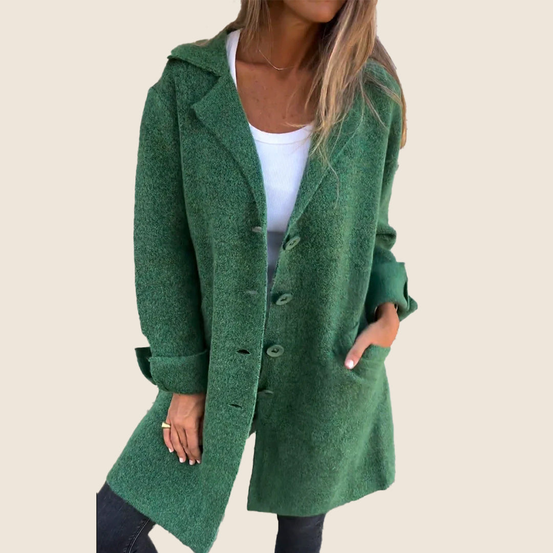 Elvy Amsterdam | Casual Monopette Jas met Revers