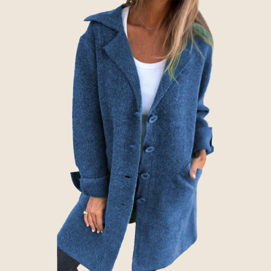 Elvy Amsterdam | Casual Monopette Jas met Revers