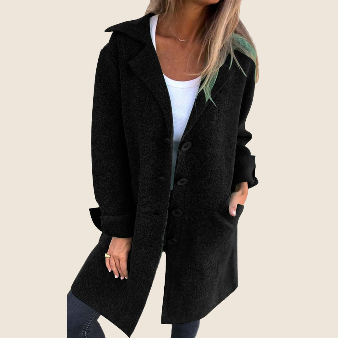 Elvy Amsterdam | Casual Monopette Jas met Revers