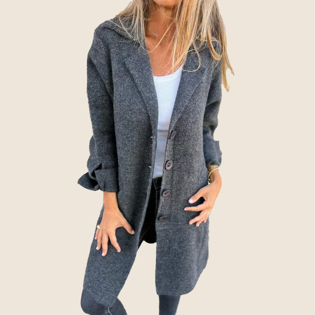 Elvy Amsterdam | Casual Monopette Jas met Revers