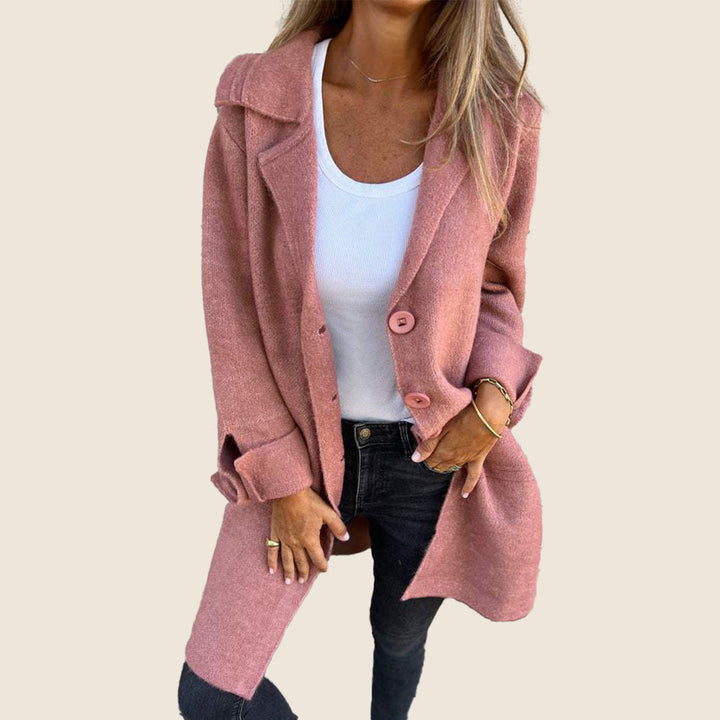 Elvy Amsterdam | Casual Monopette Jas met Revers