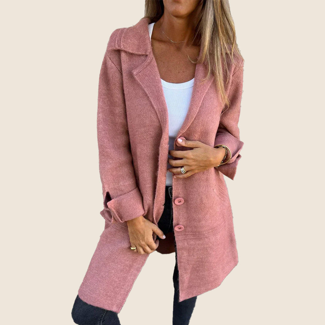 Elvy Amsterdam | Casual Monopette Jas met Revers