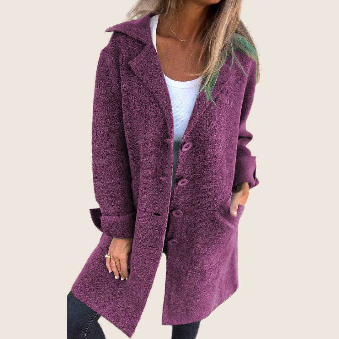 Elvy Amsterdam | Casual Monopette Jas met Revers