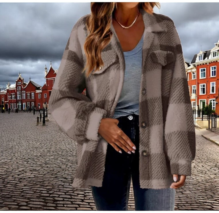 Elizabeth™ | Geruite Winterjas Dames