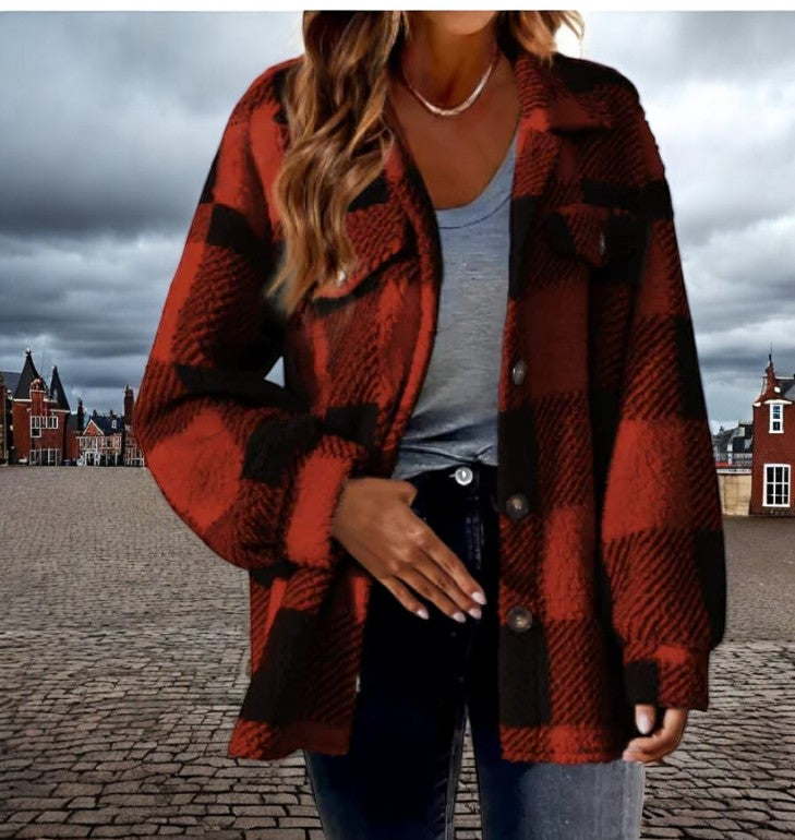 Elizabeth™ | Geruite Winterjas Dames