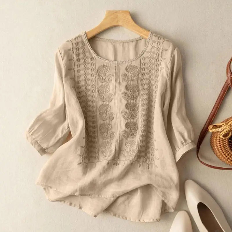 Alora™ Klassieke Bloemenblouse