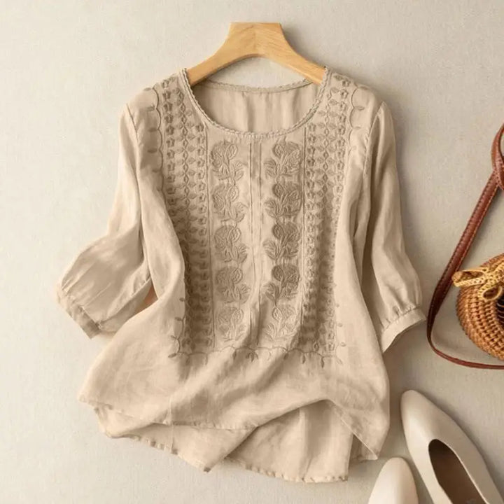 Alora™ Klassieke Bloemenblouse