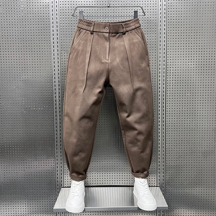 Kurt - Elegante gemêleerde broek 