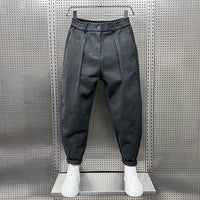Kurt - Elegante gemêleerde broek 