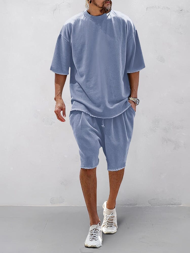 CASUAL LOOSE FIT EENVOUDIGE SPORTSET 