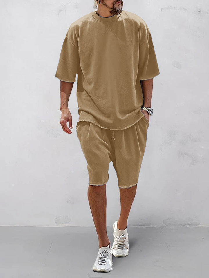 CASUAL LOOSE FIT EENVOUDIGE SPORTSET 