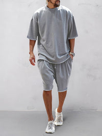 CASUAL LOOSE FIT EENVOUDIGE SPORTSET 