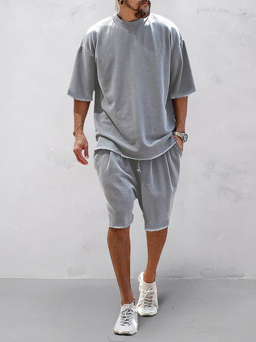 CASUAL LOOSE FIT EENVOUDIGE SPORTSET 