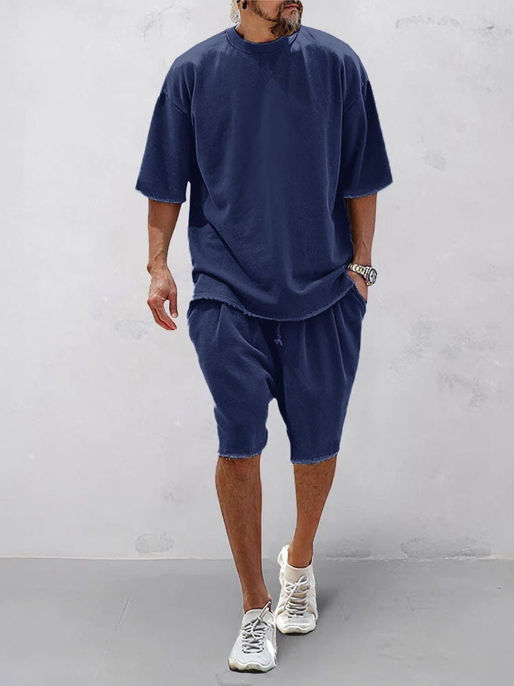 CASUAL LOOSE FIT EENVOUDIGE SPORTSET 