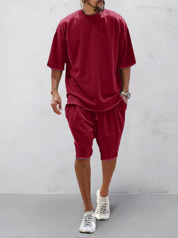 CASUAL LOOSE FIT EENVOUDIGE SPORTSET 