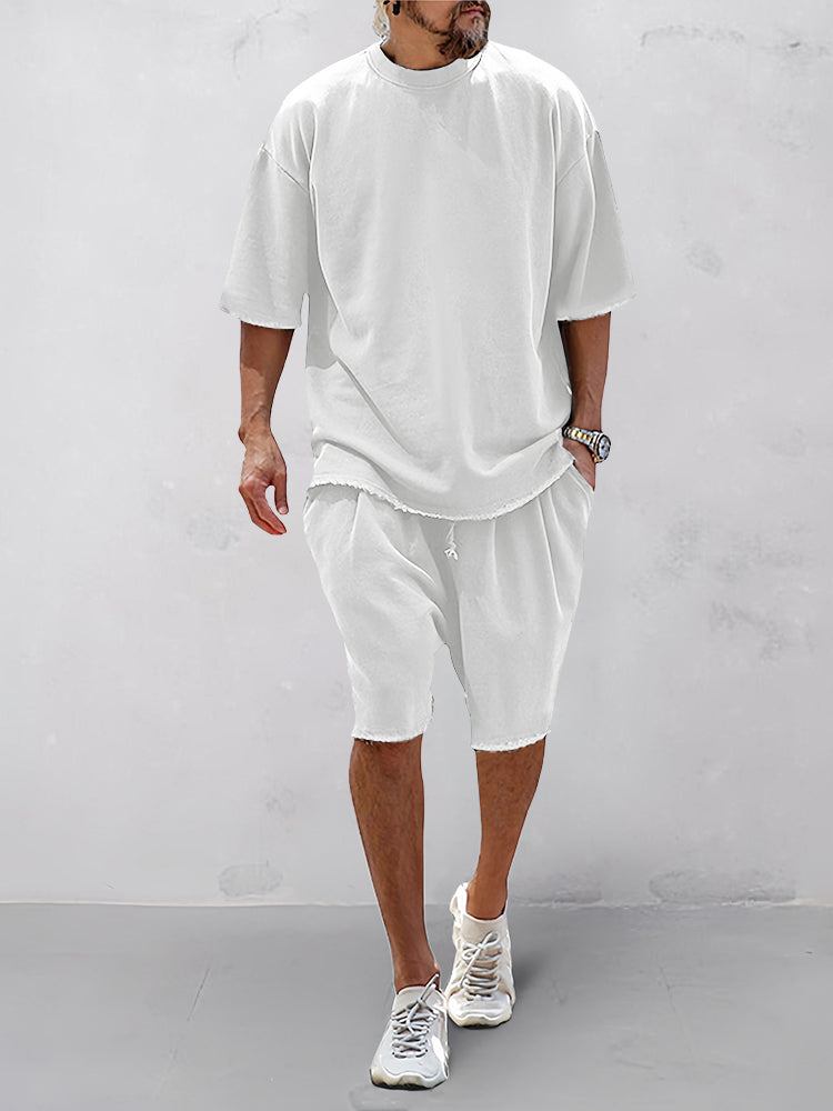 CASUAL LOOSE FIT EENVOUDIGE SPORTSET 