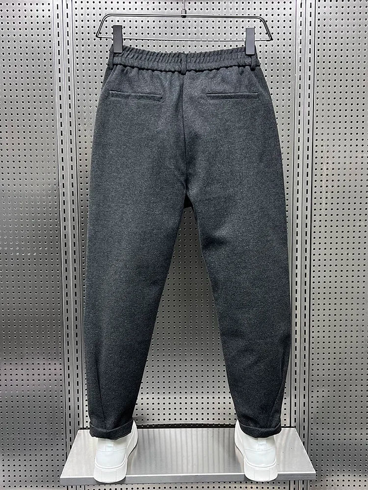 Kurt - Elegante gemêleerde broek 