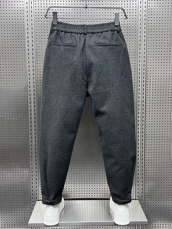 Kurt - Elegante gemêleerde broek 