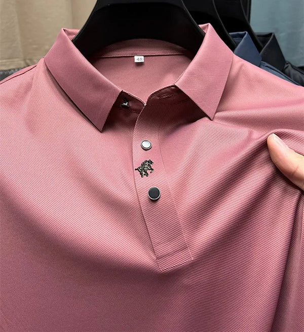 Veneto Classic: Kreukvrije Spierafsluitende Poloshirt
