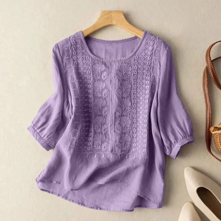 Alora™ Klassieke Bloemenblouse