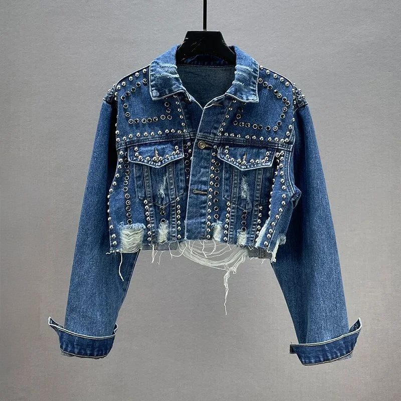 Sofia Amoretti Denimjack met Studs