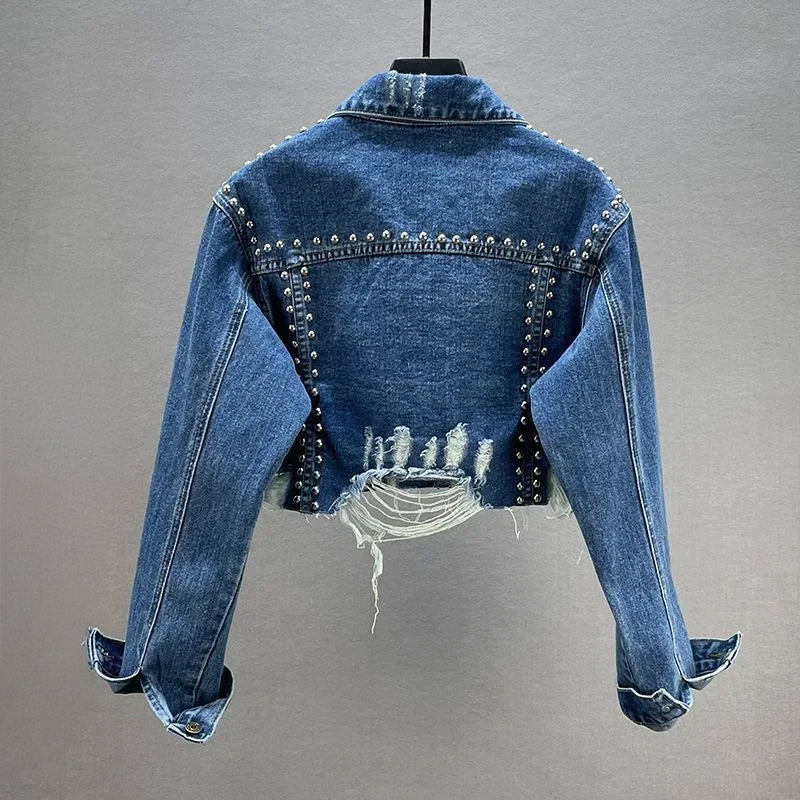 Sofia Amoretti Denimjack met Studs