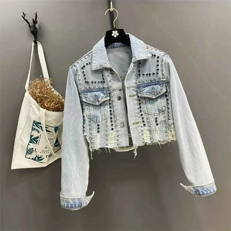 Sofia Amoretti Denimjack met Studs