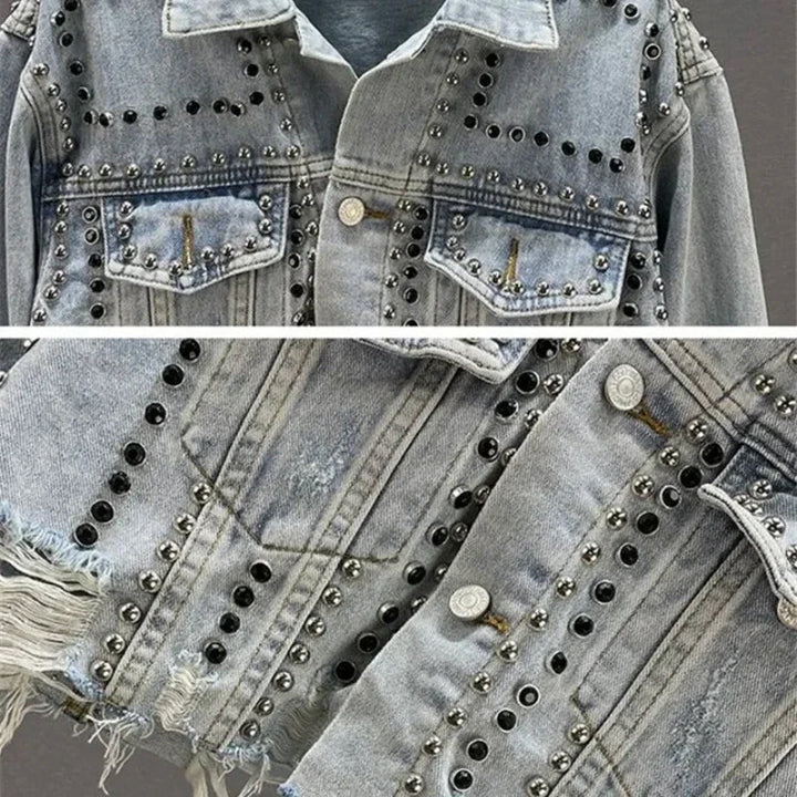 Sofia Amoretti Denimjack met Studs