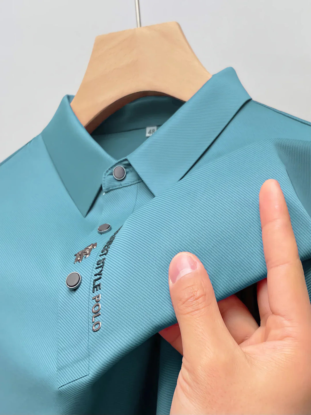 Verno | Kreukvrije Muscle Fit poloshirt 