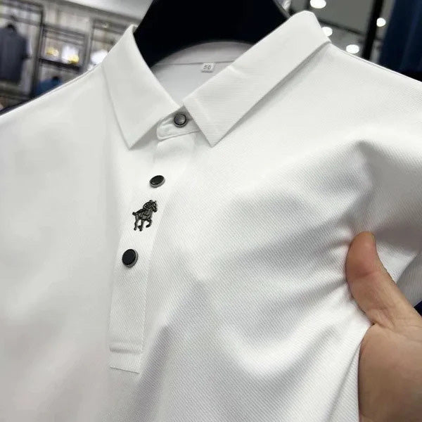 Veneto Classic: Kreukvrije Spierafsluitende Poloshirt