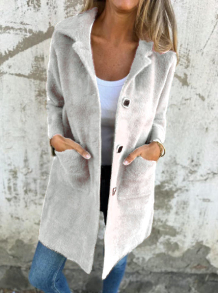 Elodie - Stijlvolle Mantel met Revers