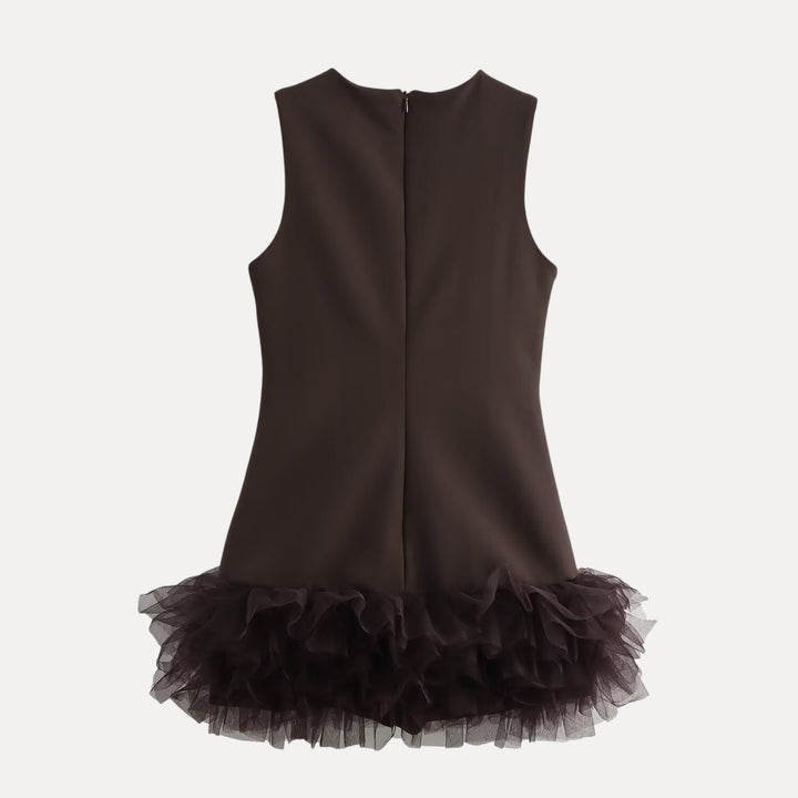 ZAAR™ | GECOMBINEERDE JUMPSUIT-JURK MET TULE