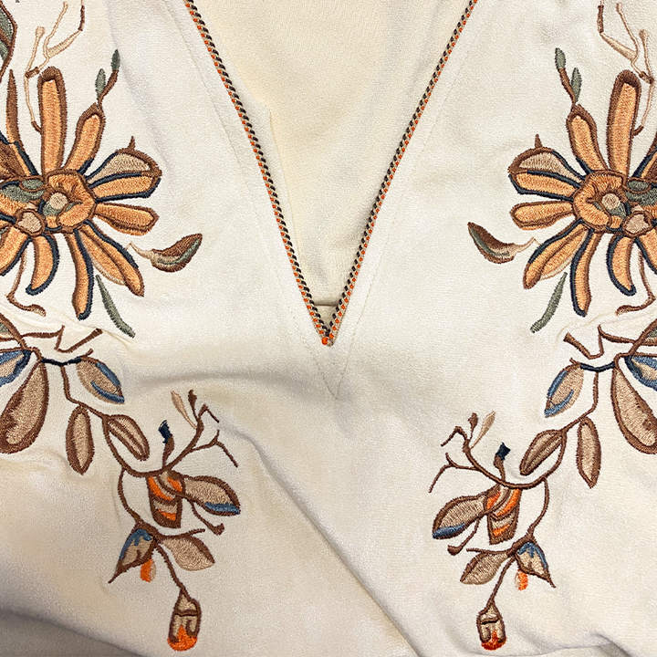 【24-uurs verzending】Heren Lente en Zomer Klassieke Westerse Cowboystijl Dunne Suède Geborduurde Diepe V-hals Tanktop 00494118K