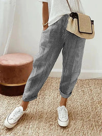 Lore Gestreepte Broek 