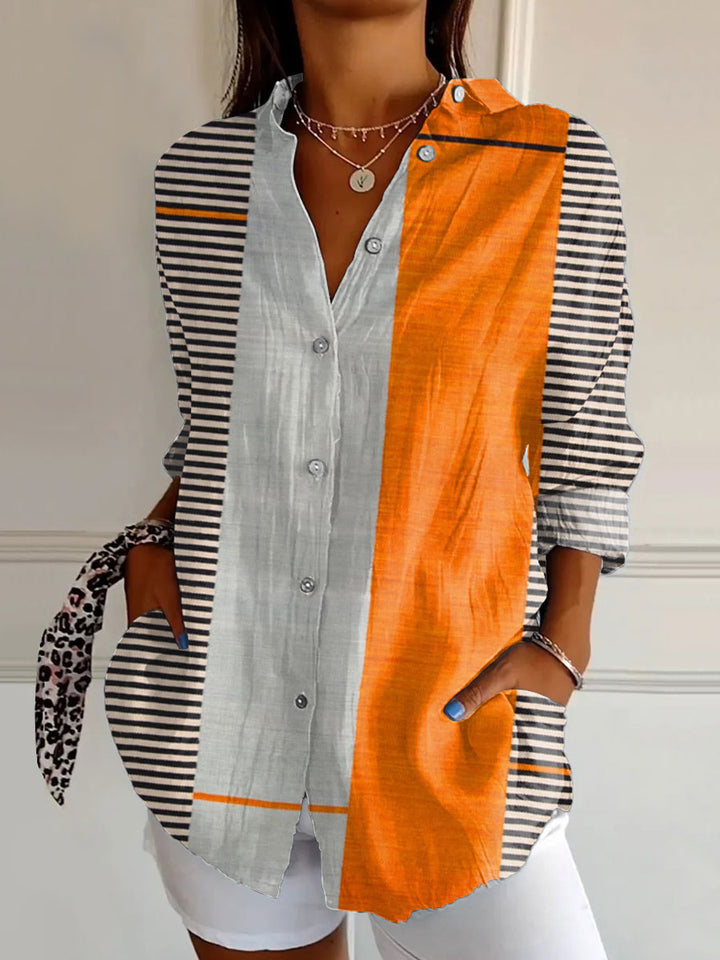 Dames Vintage Boho Geometrisch Kunst Print Casual Jurk