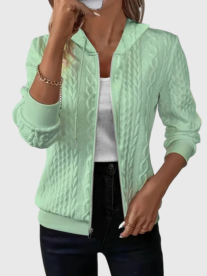 Jenna | Hoodie met Rits