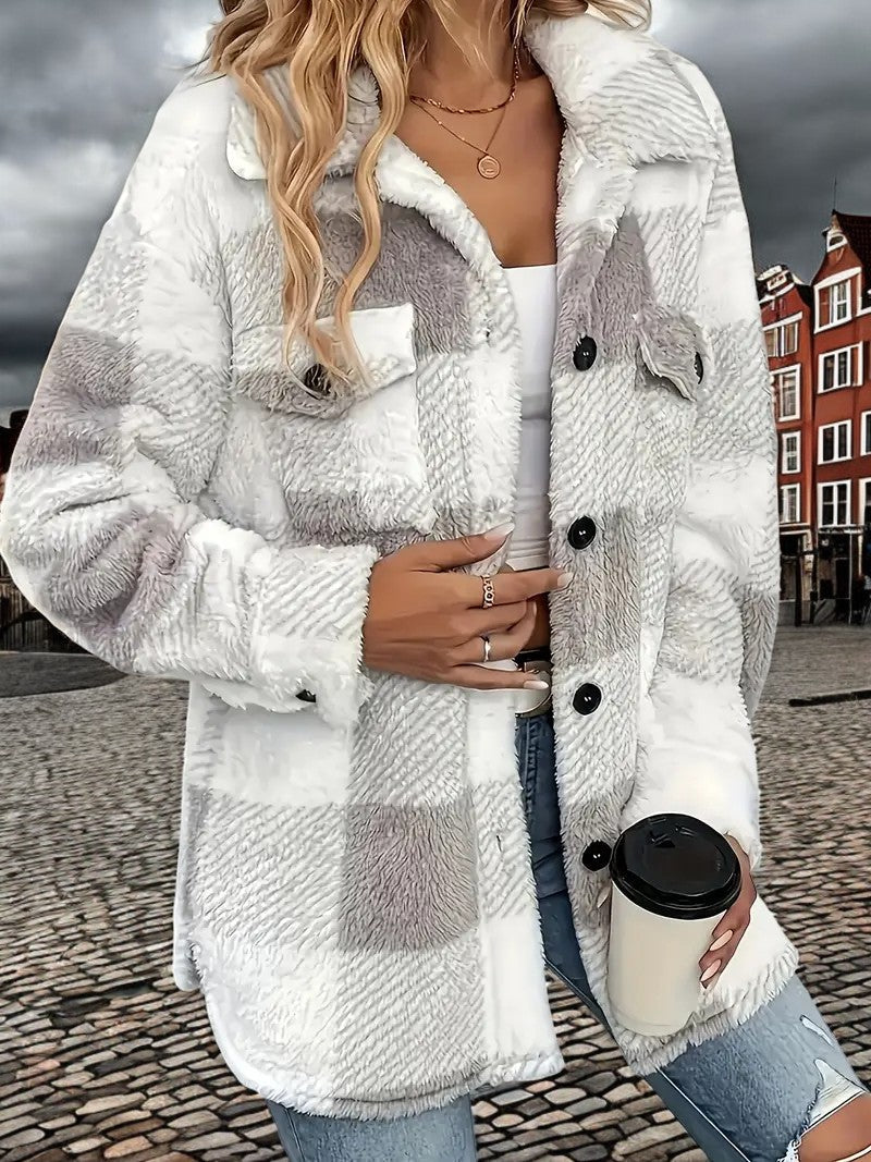 Elizabeth™ | Geruite Winterjas Dames