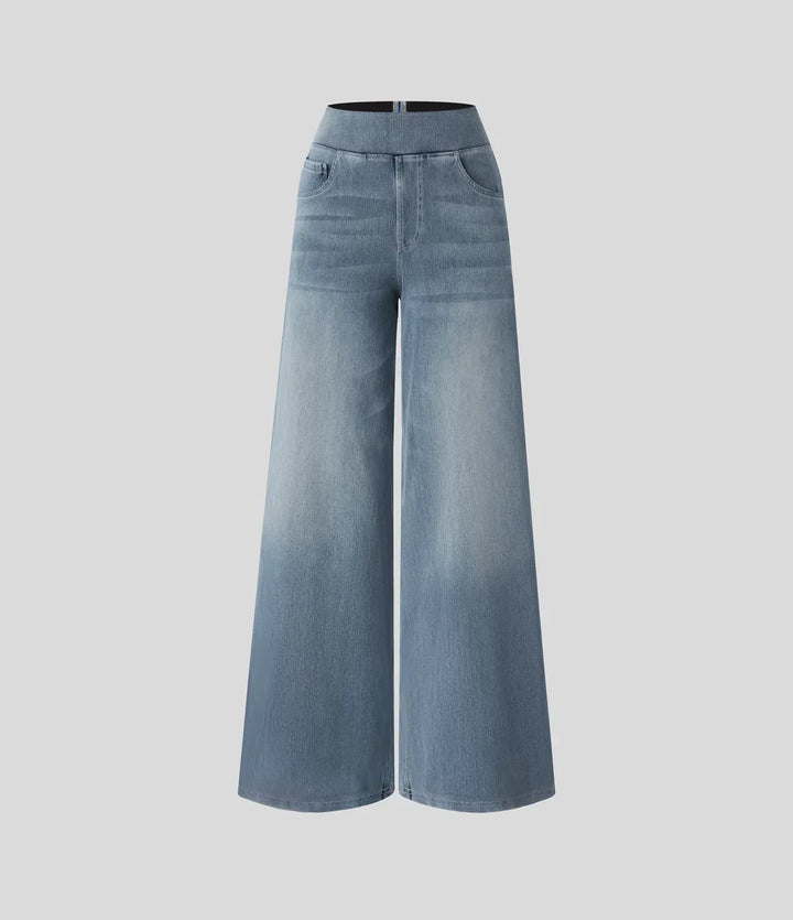 Eva | Comfortabele & Elastische Broek Met Hoge Taille