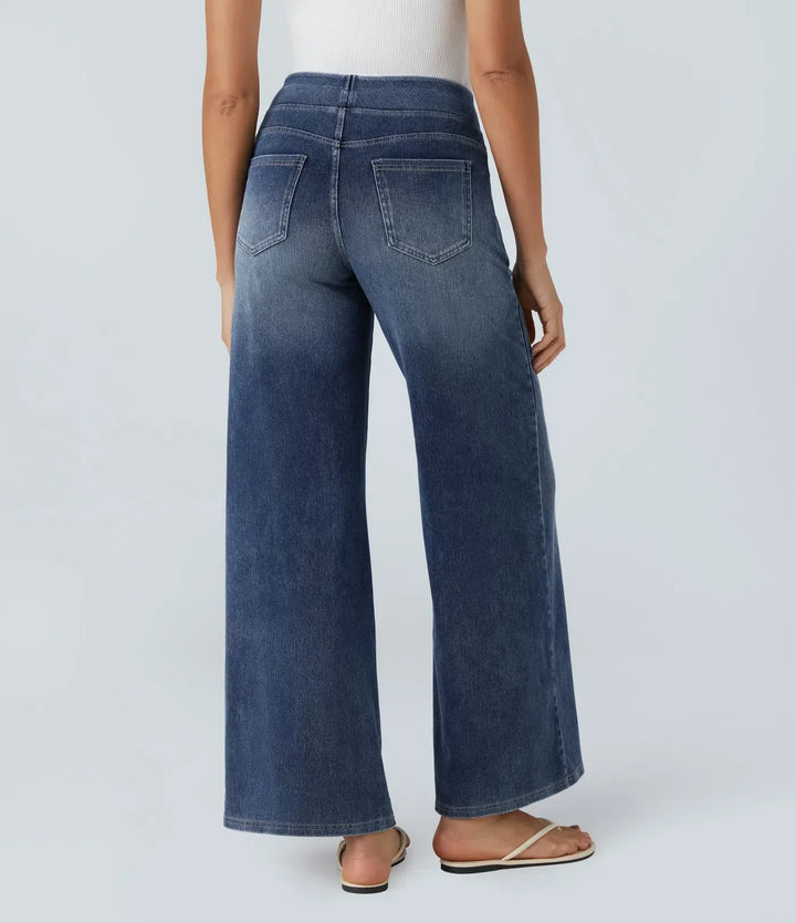 Eva | Comfortabele & Elastische Broek Met Hoge Taille
