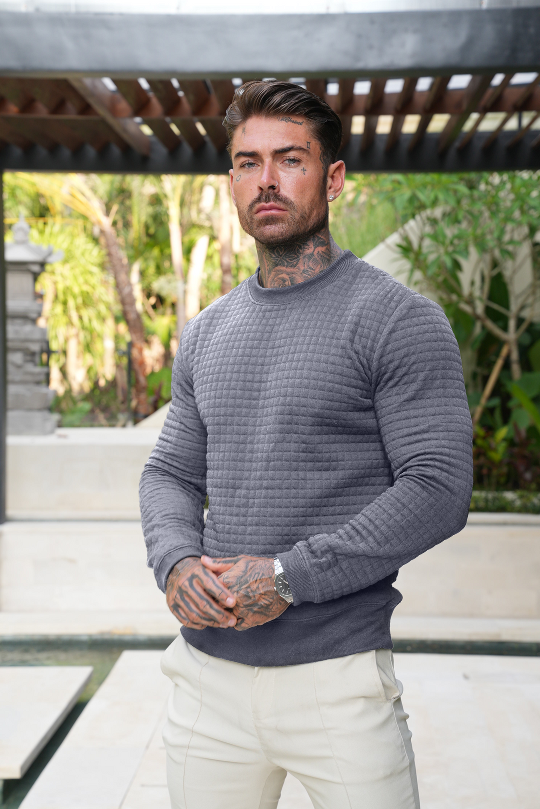 Milano: Gestructureerde Slim Fit Breisel 