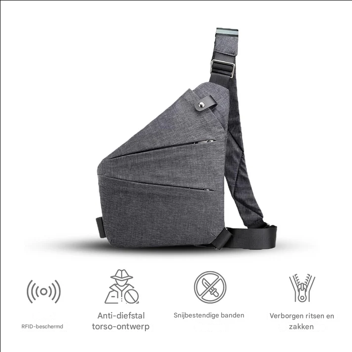 Veilitas™ – De Slimme Anti-Diefstal Schoudertas 