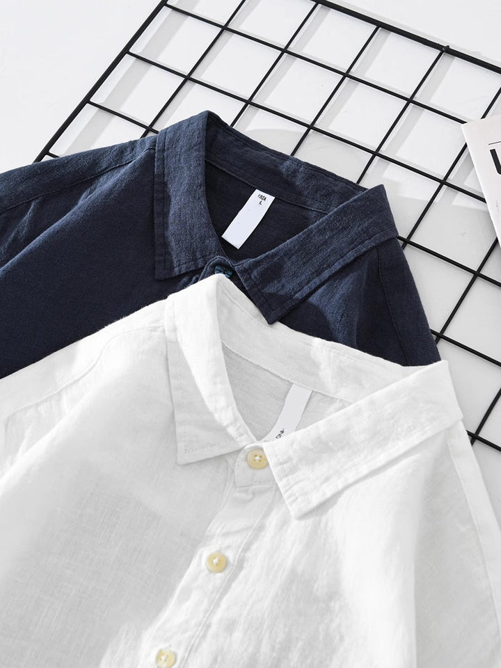 Kyoto Linnen Popover Shirt